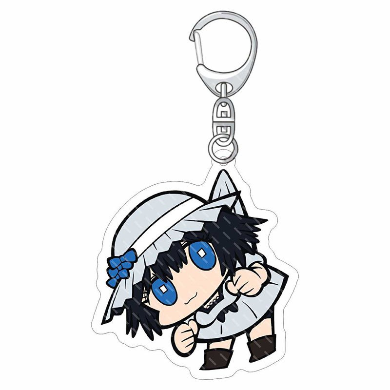 Anime Steins Gate Keychain Cartoon Figure Okabe Rintarou Makise Kurisu Pendant Car Key Ring Bag Accessories Jewelry Fans Gift