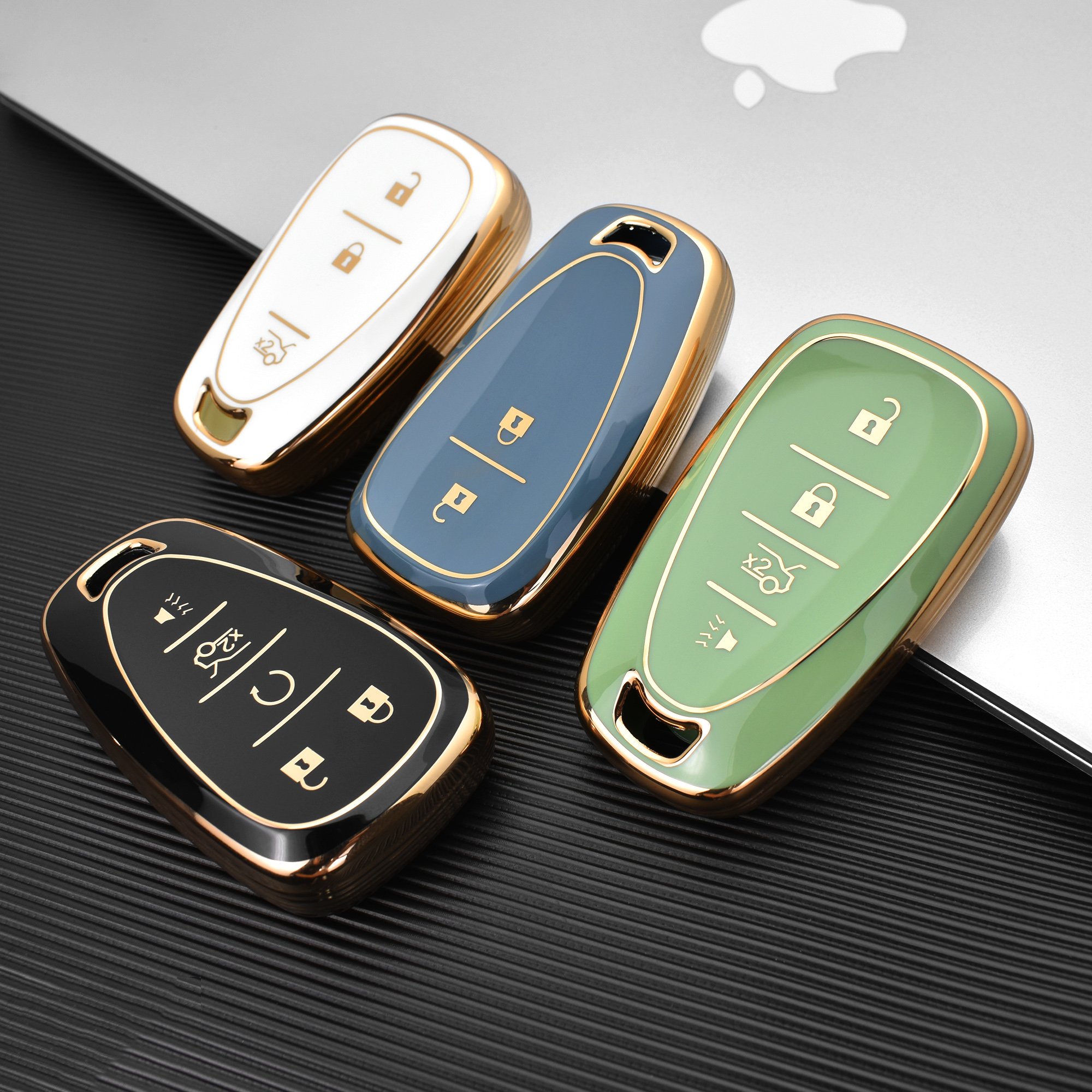 Top Quality Car Key Fob Cover Case Wholesale Remote Control 4 Buttons Car Key Cover for Chevrolet