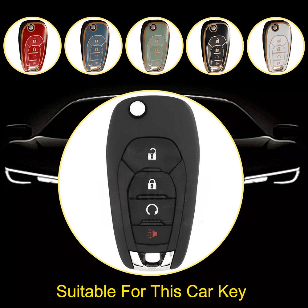 Innofit CEE3 Manufacturer Low Price Car Key Sleeve TPU For Chevrolet Cruze Sonic Premium Multicolor Auto Accessories