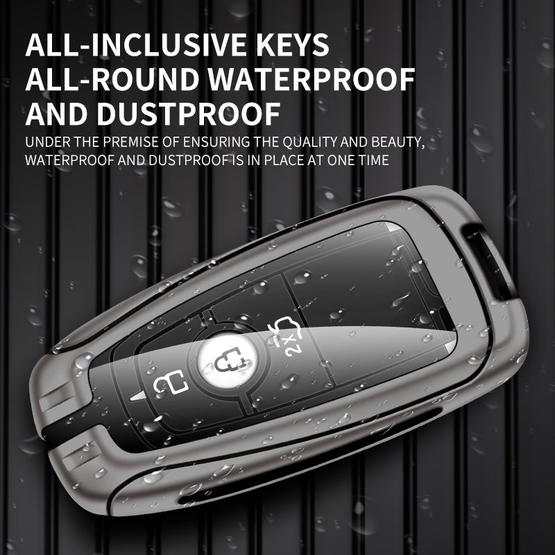 Zinc Alloy Car Remote Key Case For Ford Raptor F150 Remote Control Protector For Ford F-150 RAPTOR Car Key Cover Car Accessories