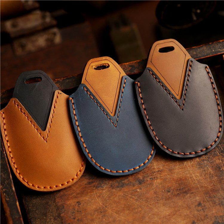 Hot Sale Genuine Leather Car Key Case Cover for Suzuki Auto Accessories With Keychain