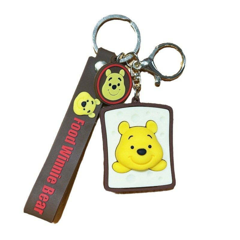 Cute Cartoon Anime Keychain Doll Patrick Star Car Key Ring Backpack Pendants Accessories Gifts For Kid