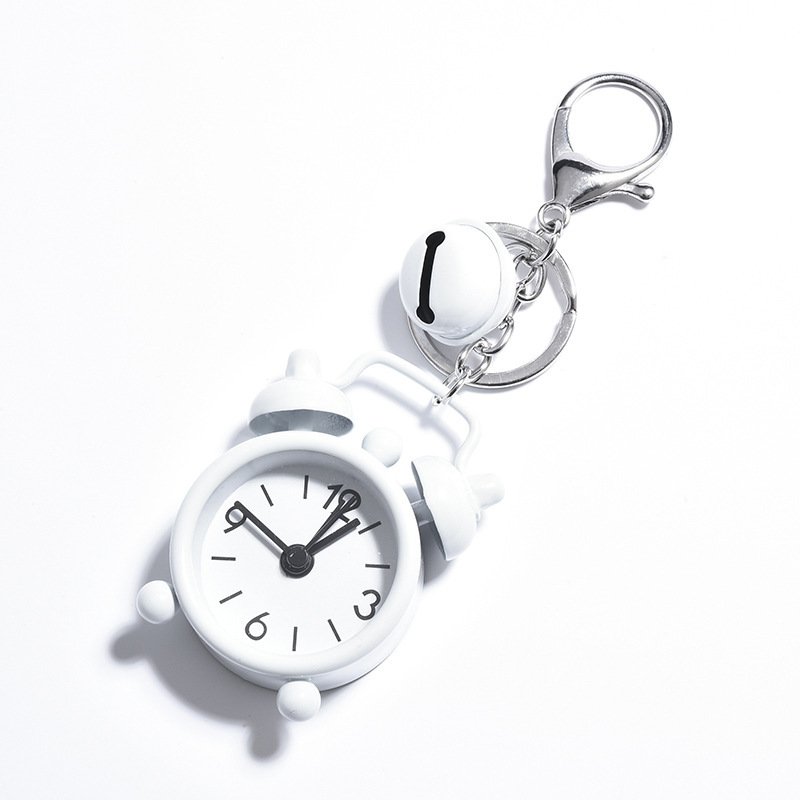 New mini wholesale exquisite small alarm clock keychain ladies bag pendant car decoration small gifts