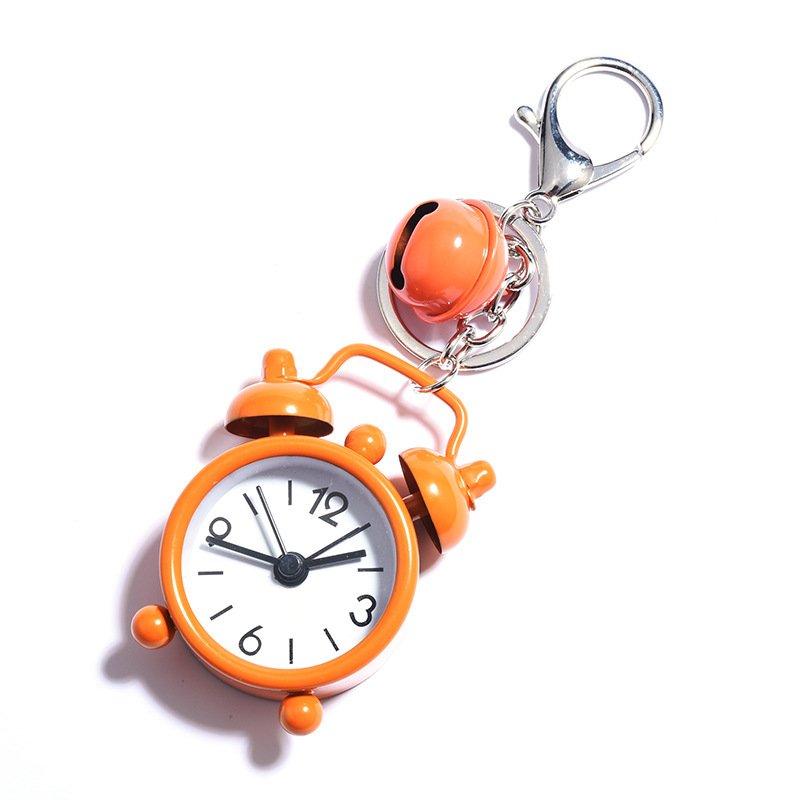 New mini wholesale exquisite small alarm clock keychain ladies bag pendant car decoration small gifts