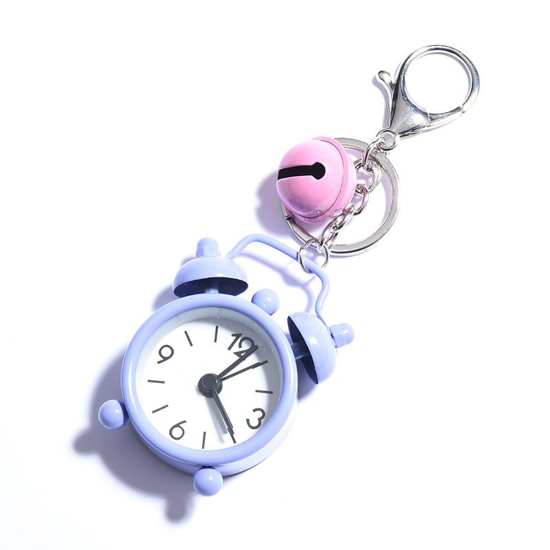 New mini wholesale exquisite small alarm clock keychain ladies bag pendant car decoration small gifts