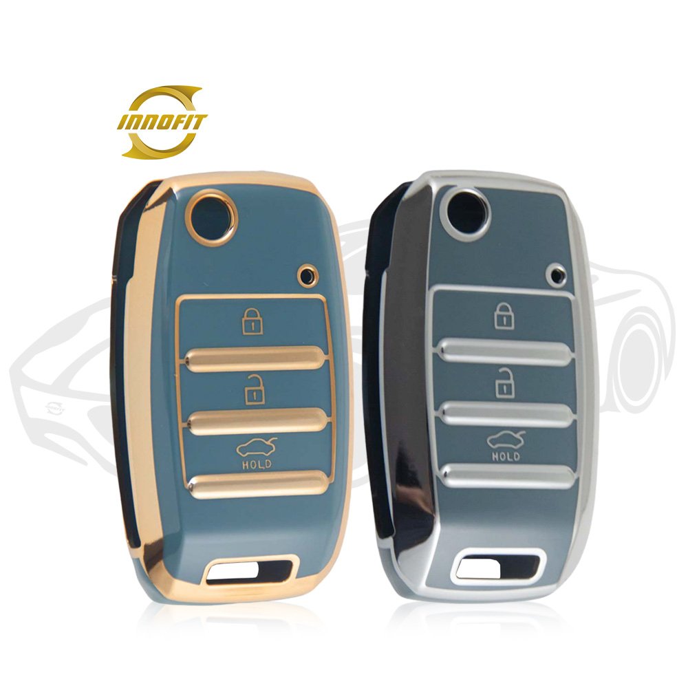 Innofit KIE1T1 Car Key Cover TPU Wholesale Stock For Kia K5 K3 High Quality Hot Selling Low Price Auto Llave Accessories