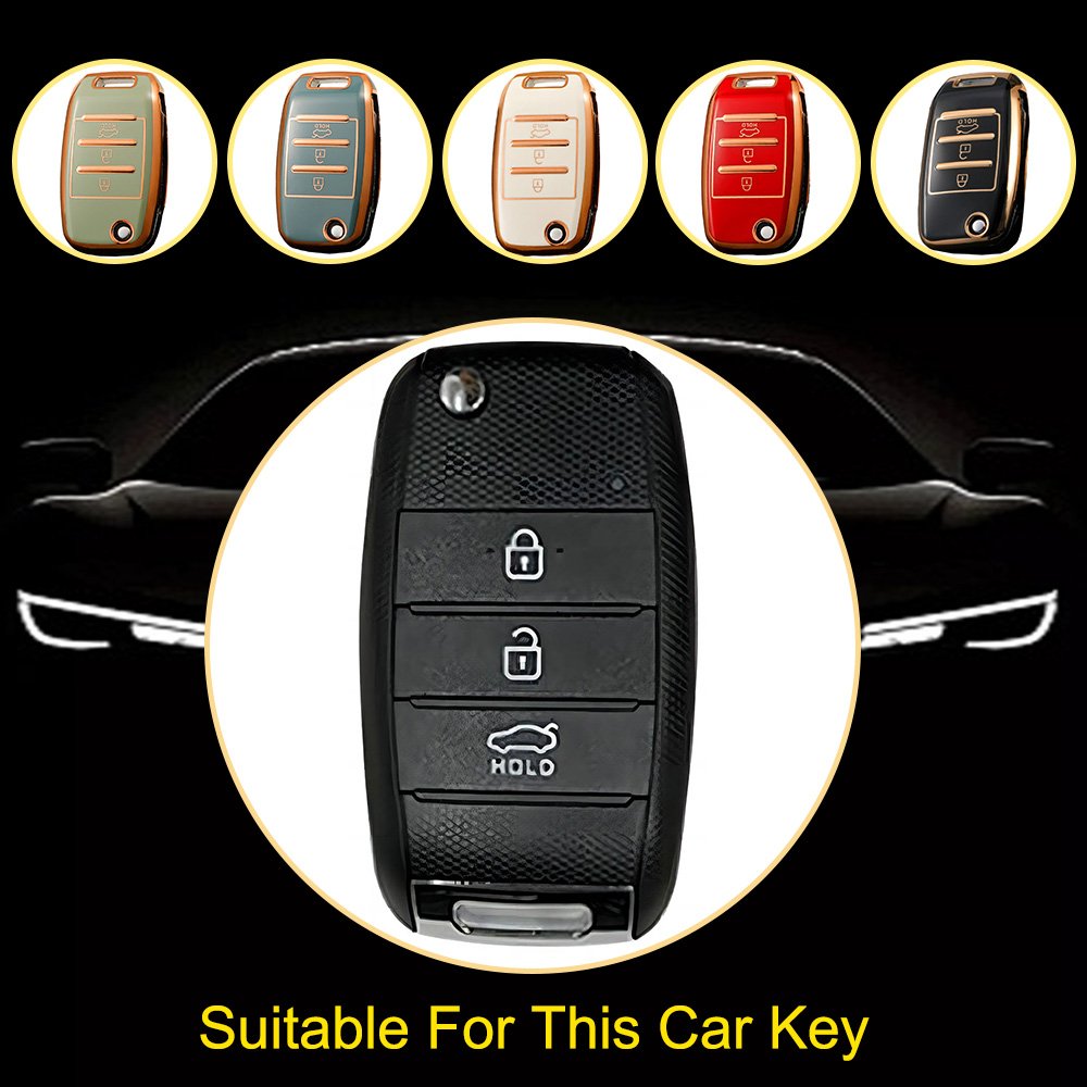 Innofit KIE1T1 Car Key Cover TPU Wholesale Stock For Kia K5 K3 High Quality Hot Selling Low Price Auto Llave Accessories