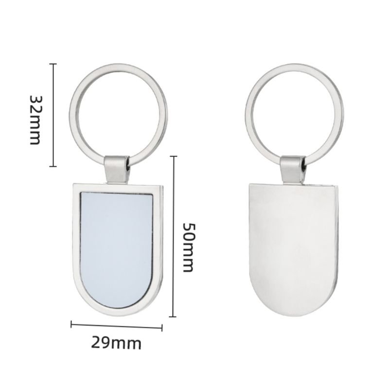 LC613 Factory Wholesale Customizable Logo Key Chain Blank Engraving Brand Custom Stainless Steel Metal Round Keychain Promotion