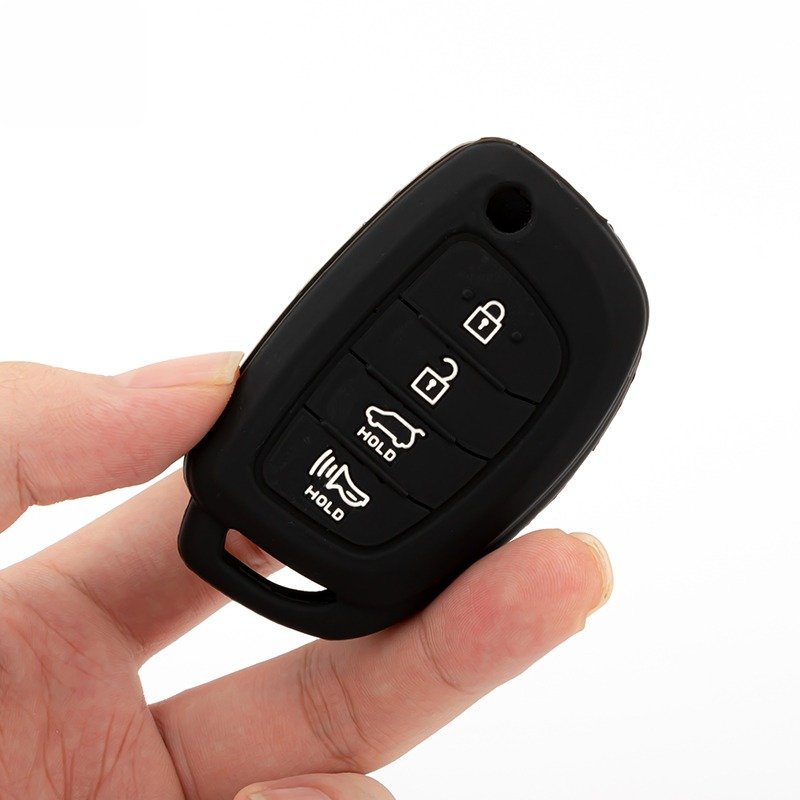 Wholesale Automotive Parts Car Key Case Soft Silicone For Hyundai Remote Accessoires Car Keys Cover And Chain