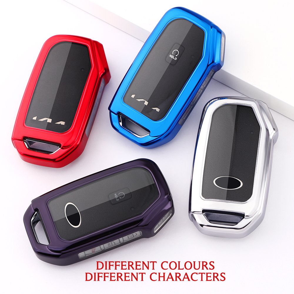 TPU Key Fob Cover Case for 2022 Kia EV6 Smart Key Remote Holder Skin Key Shell EV6 Full Protection Accessories