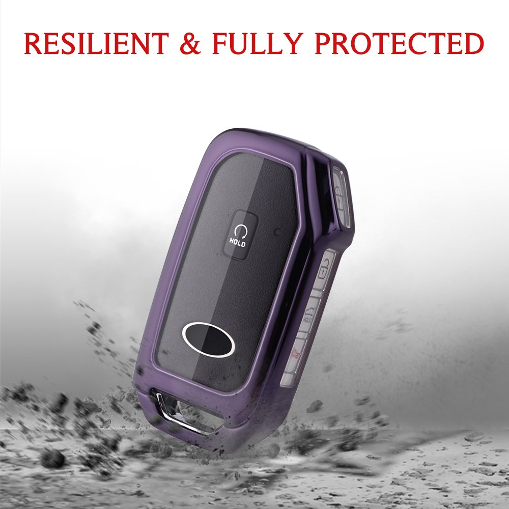 TPU Key Fob Cover Case for 2022 Kia EV6 Smart Key Remote Holder Skin Key Shell EV6 Full Protection Accessories