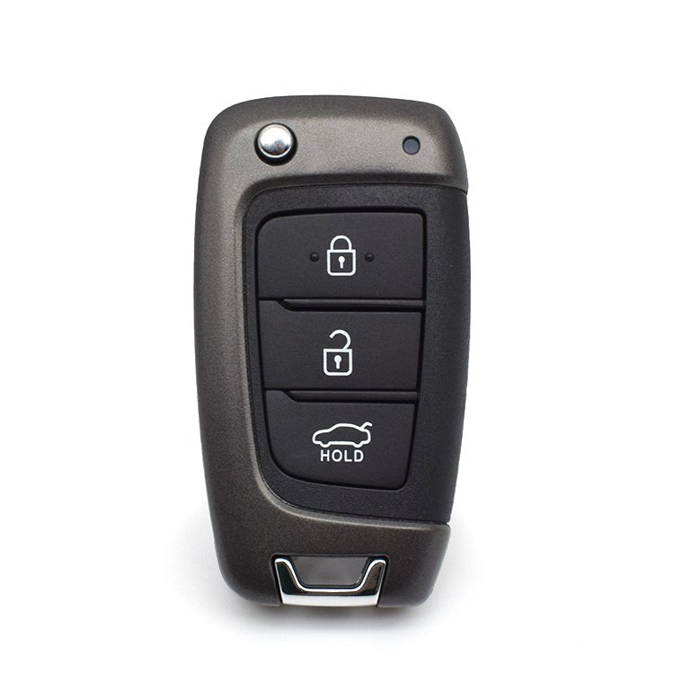 Topbest 3 Buttons Filp Foldong Car Remote Key Shell Case Cover For H-yundai I30 IX35 I30 I40 Accent Avante Elantra Verma car key