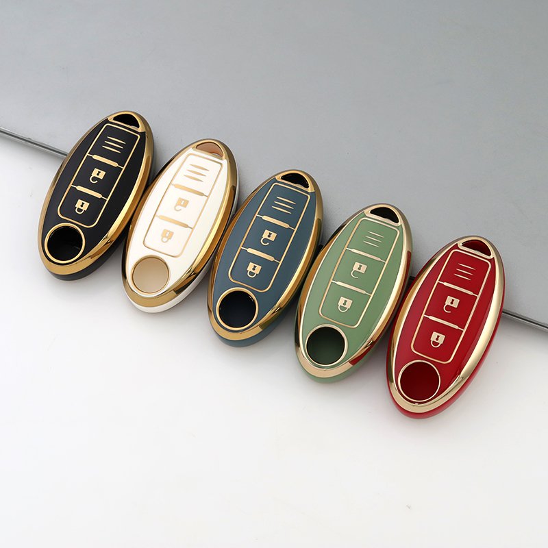 For Nissan TPU car key case cover, key fob cover for Nissan Leaf Micra Qashqai J11 J10 X Trail T32 Versa Note patrol accessories