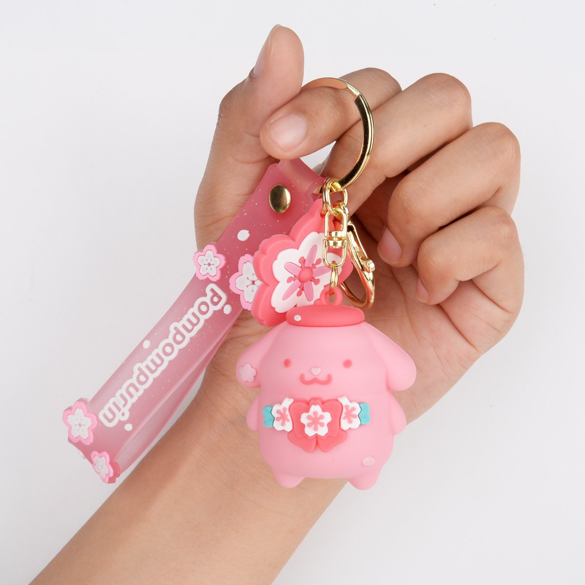 Creative Sanrioed keychain cute cartoon animation car keychain pendant trend