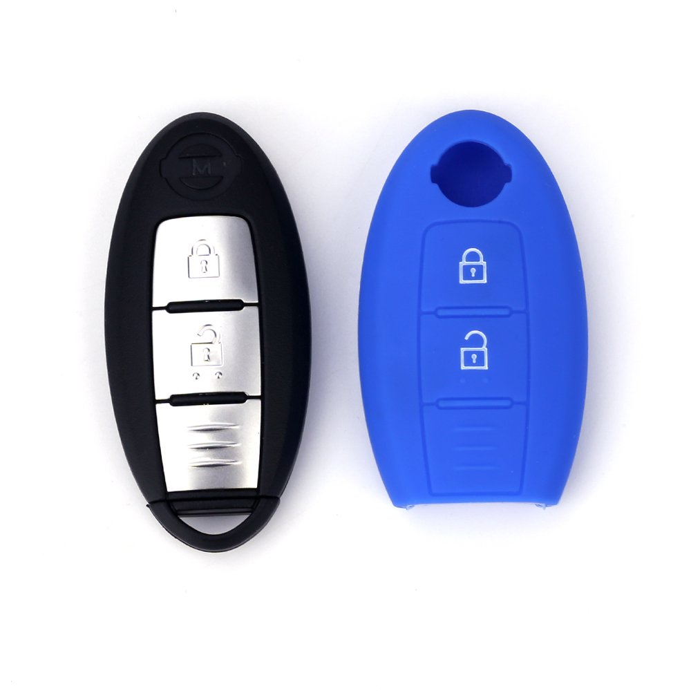New Design Car Accessories Silicone Case for nissan 2 Button Vehicle Remote Control Car Key Cover