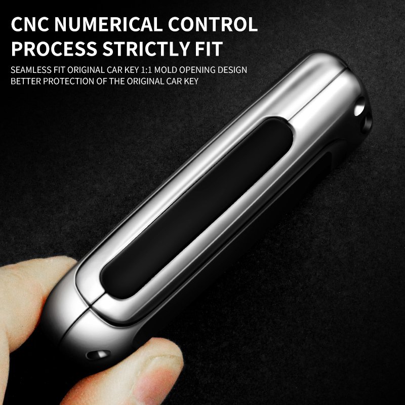 Zinc Alloy Car Key Cover Case Shell Holder Protector for Hongqi HS5 HS7 HS E HS9 Logo Keychain Bag Set Interior Accessories