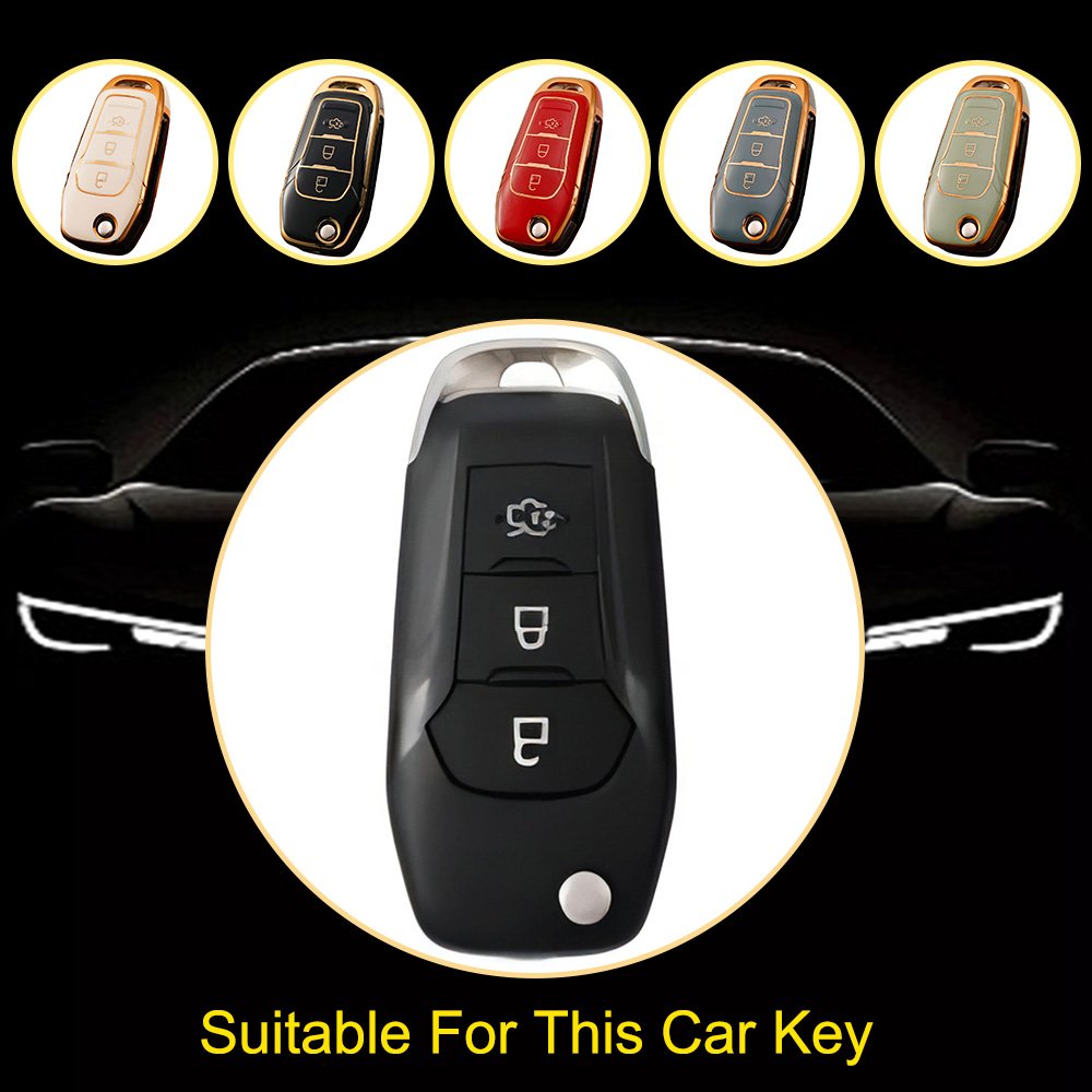 Innofit FOA1T1 In Stock Manufacturer Car Key Cover TPU For Ford Fox Boundary Escort Mondeo Road Yibo Shaker Auto Accessory