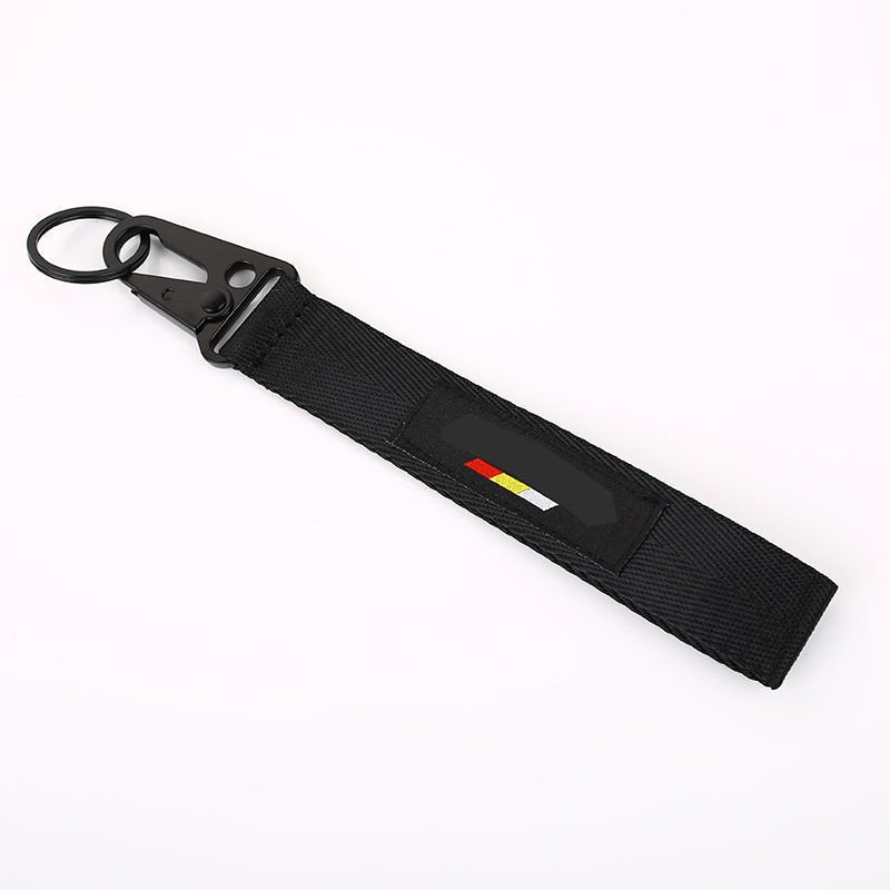 Custom Fabric Wristlet Keychains Anime Woven Key Tag Jet Tag Car Keychain Accessories Jet Tags Key Chains