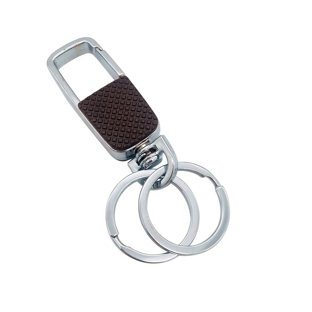 Customized cool metal car keychains car key holder keychain key ring for car keys home use