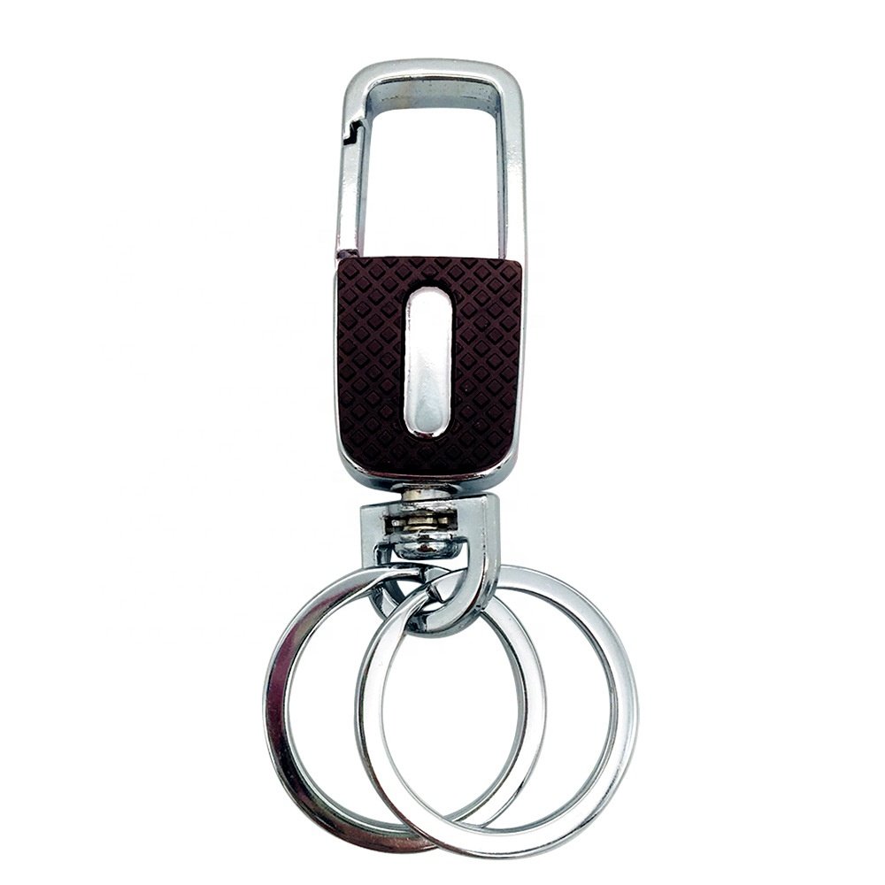 Customized cool metal car keychains car key holder keychain key ring for car keys home use