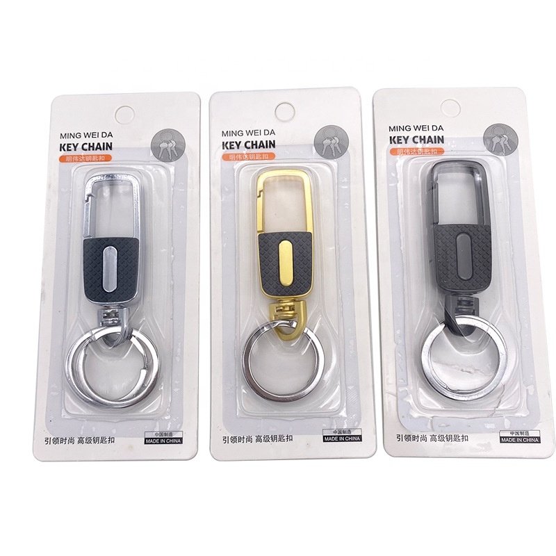 Customized cool metal car keychains car key holder keychain key ring for car keys home use