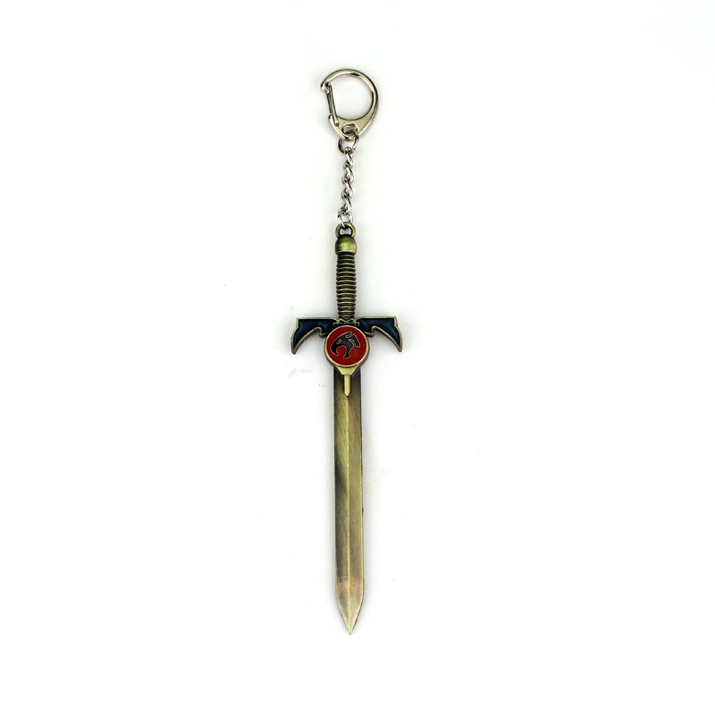 New Metal Thundercats Weapon Sword Model Fans Car Key Holder Souvenirs Accessories Keychains