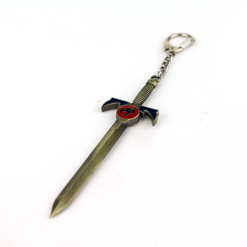 New Metal Thundercats Weapon Sword Model Fans Car Key Holder Souvenirs Accessories Keychains