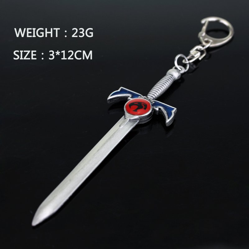 New Metal Thundercats Weapon Sword Model Fans Car Key Holder Souvenirs Accessories Keychains