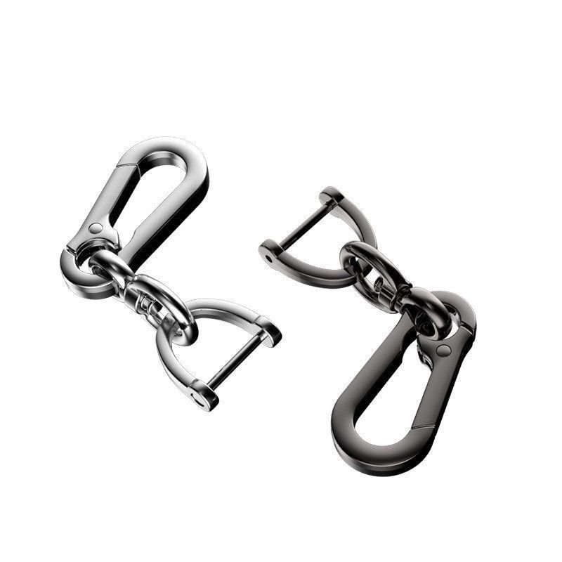Rotated 360 Degrees Metal Car Keychain Key Holder Keyring Men's Key Chain Ring Auto Accessories
