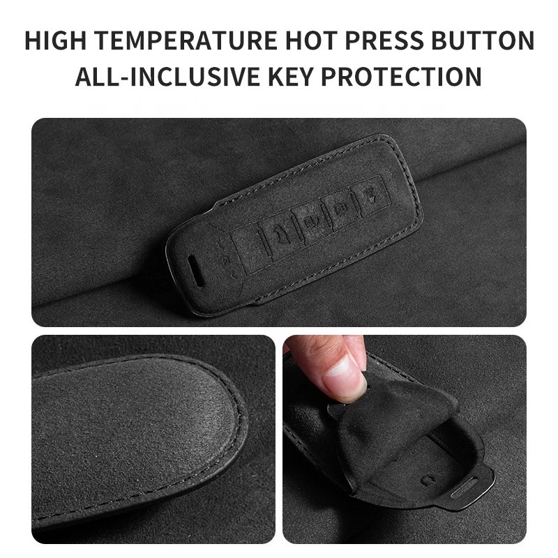 Car Key Cover High Quality Good Touch in Green Black Oran-Car Key Accessories for Wei Pai