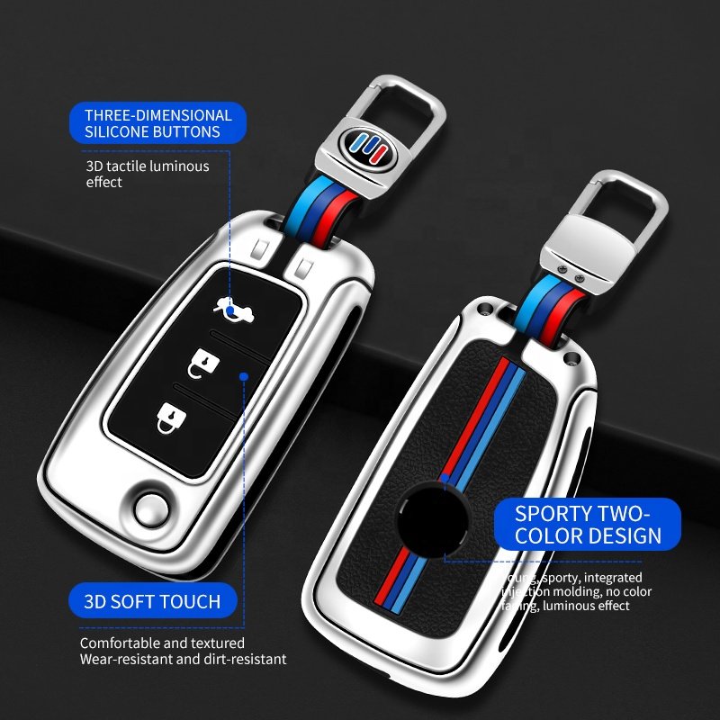 Zinc alloy Car Key Case fit For Nissan Qashqai X-Trail Juke J11 Murano Tiida Altima Car Key Remote Holder Protective Case