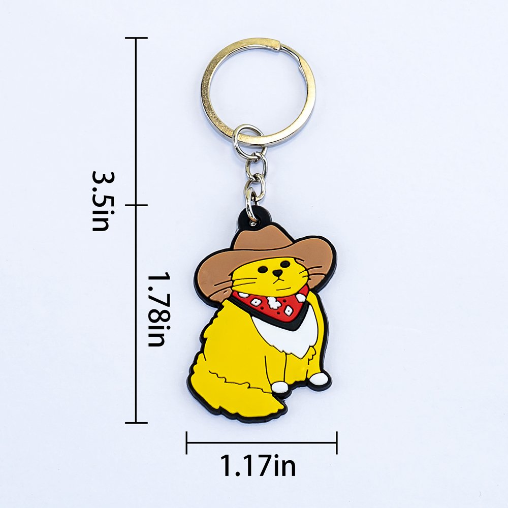wholesale custom pvc keychain animal cartoon key rings pattern dog frog cat Snake duck key holders fit car keys pendants