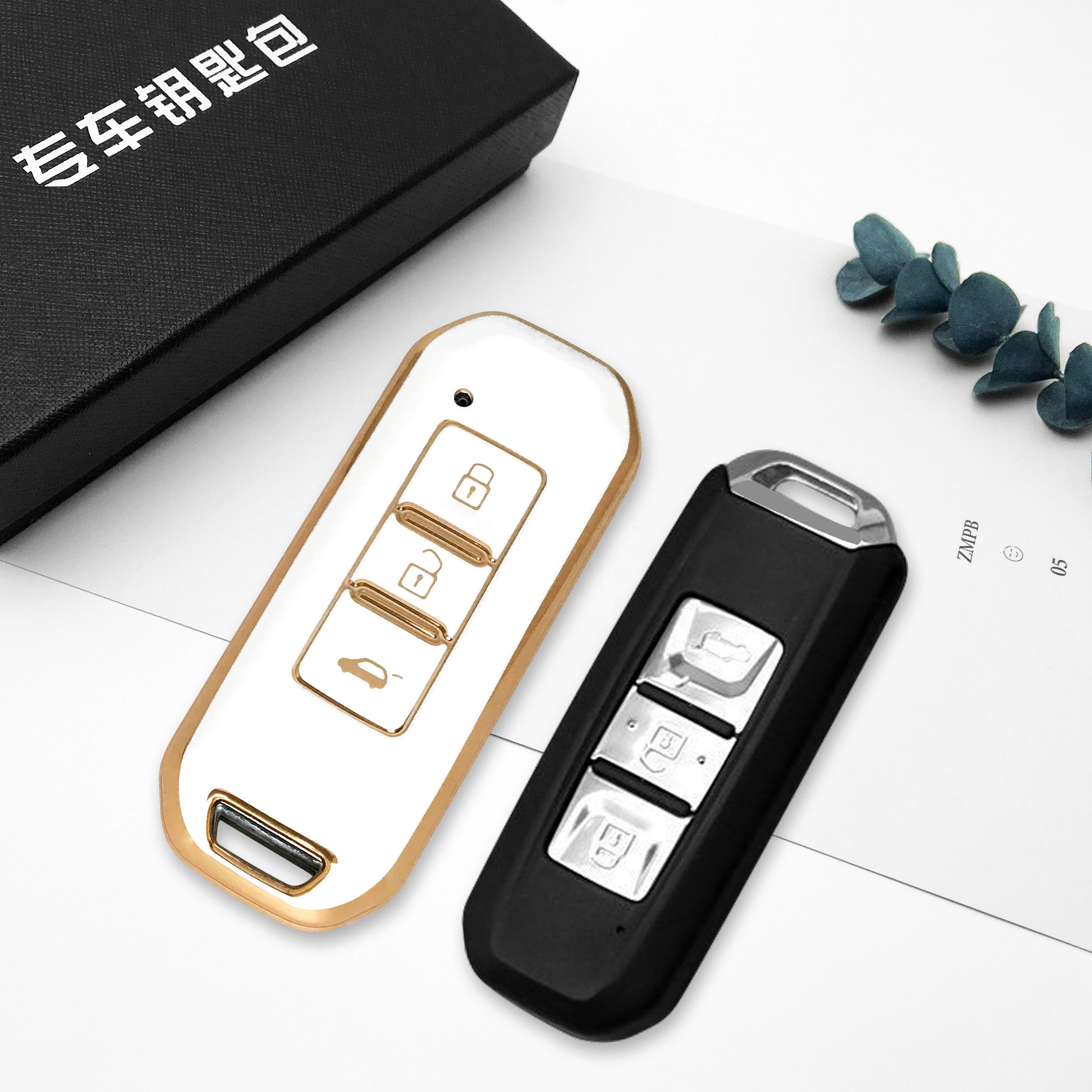Tpu Car Accessories Remote Key Fob Holders Cover Key Case Fob for BAOJUN Car
