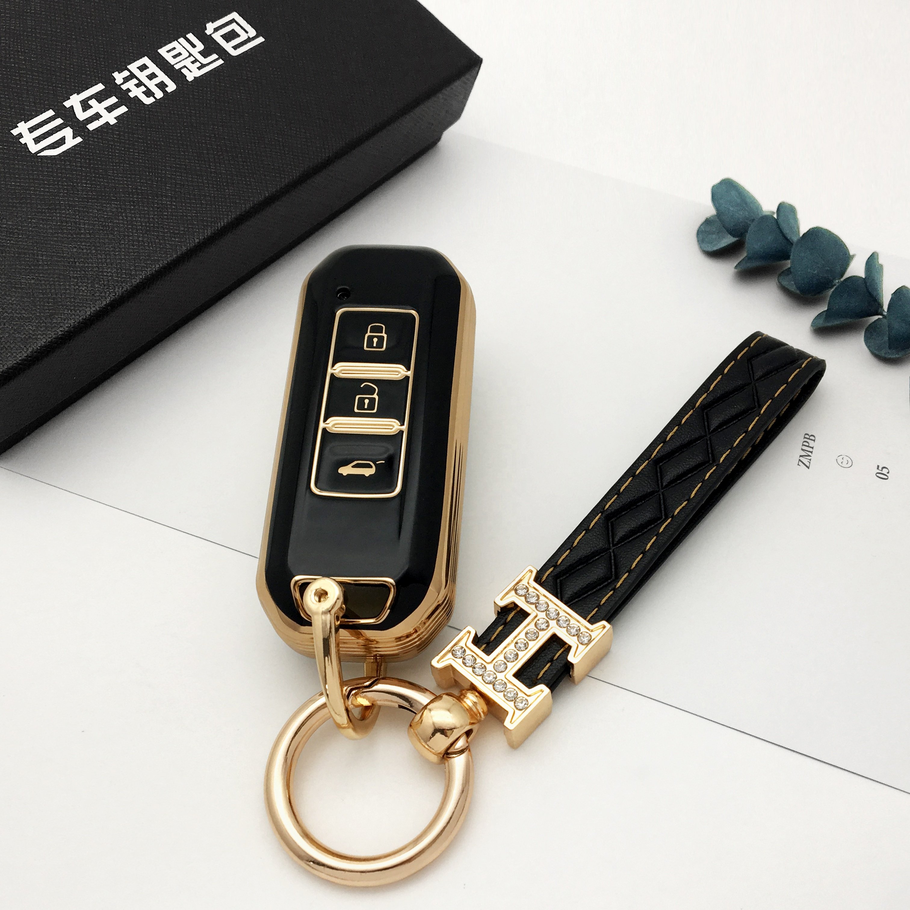 Tpu Car Accessories Remote Key Fob Holders Cover Key Case Fob for BAOJUN Car