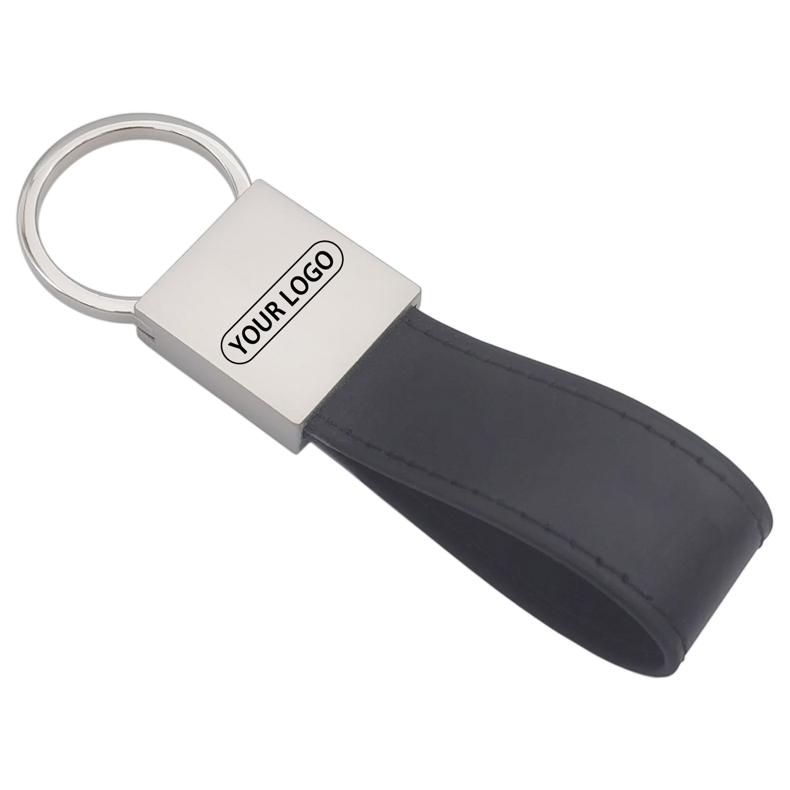 Fashion PU Leather Keychain Business Gift Leather Key Chain Men Women Car Key Strap Waist Wallet KeyChains Keyrings