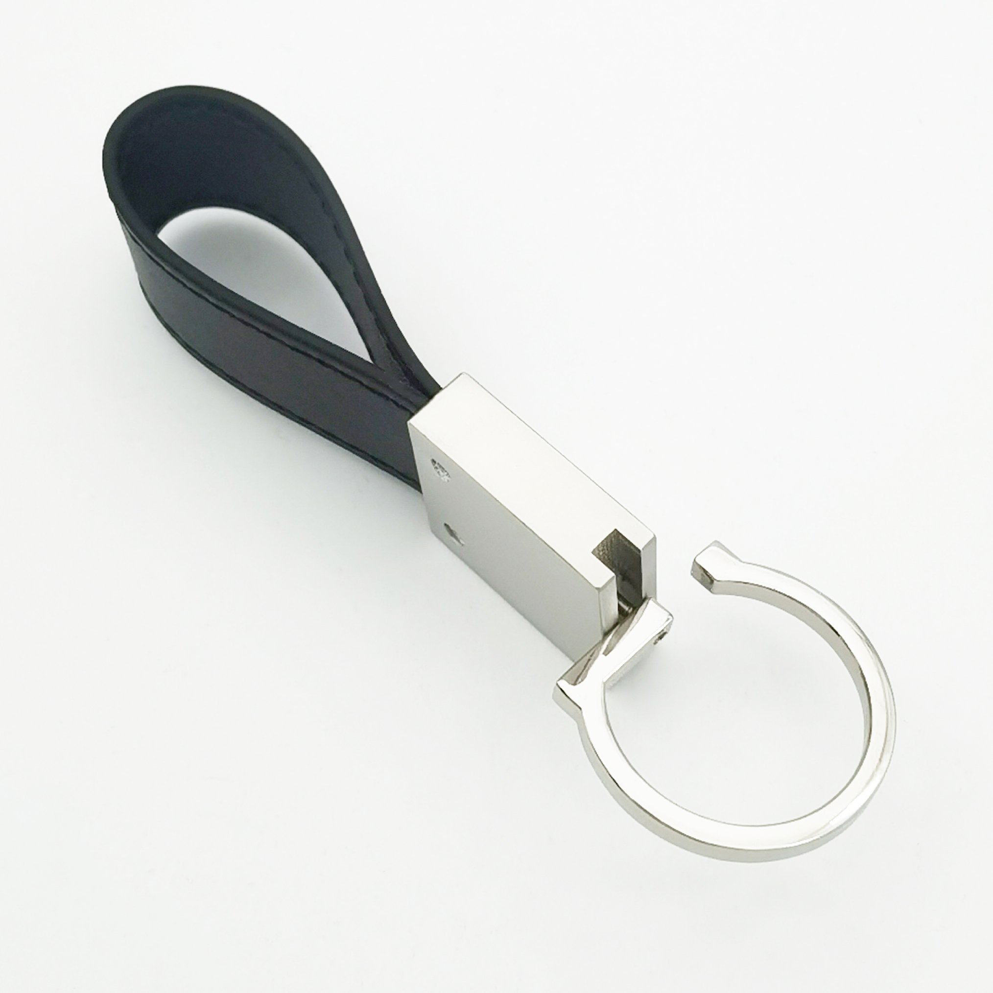 Fashion PU Leather Keychain Business Gift Leather Key Chain Men Women Car Key Strap Waist Wallet KeyChains Keyrings