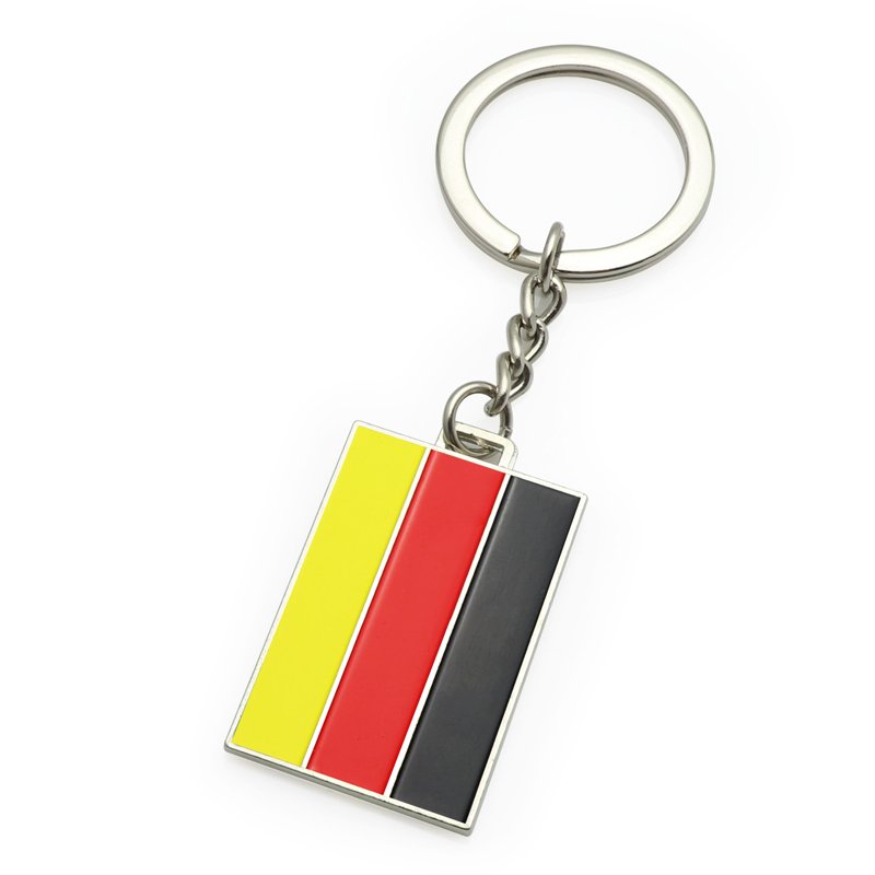 Customize National Flag Key Chain New Design Key Ring Various Style Key Holder Car Accessories Bag Pendant Room Ornament Present