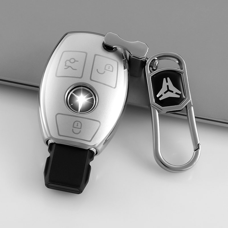 New Soft TPU Car Smart Key Case Suitable For Mercedes benz CLS CLA CLK G GL R SLK AMG A B C CL S SL Auto Cover Shell Accessories