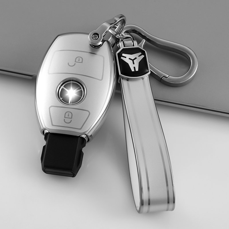 New Soft TPU Car Smart Key Case Suitable For Mercedes benz CLS CLA CLK G GL R SLK AMG A B C CL S SL Auto Cover Shell Accessories