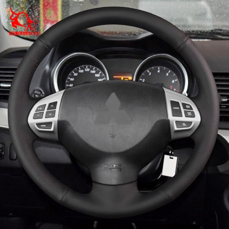 car key accessories car crystal hand sewing steering wheel cover leather PRODUCT for Mitsubishi Lancer GT i-MiEV Outlander SE