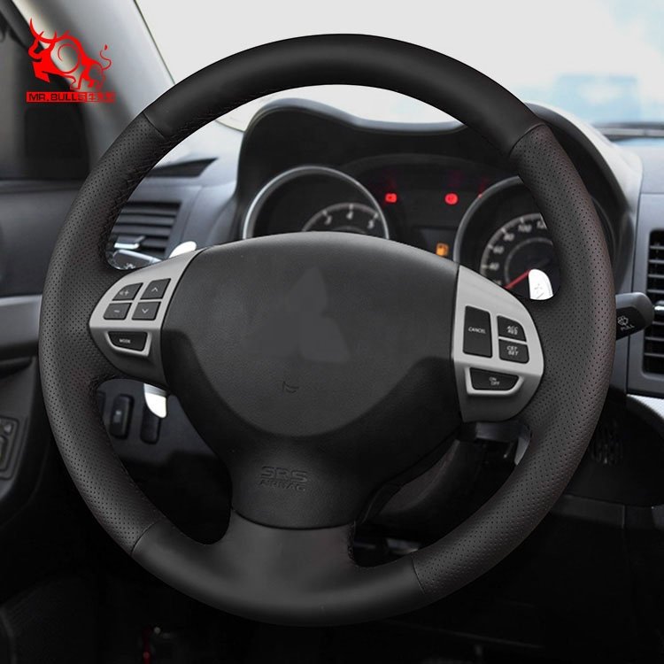 car key accessories car crystal hand sewing steering wheel cover leather PRODUCT for Mitsubishi Lancer GT i-MiEV Outlander SE