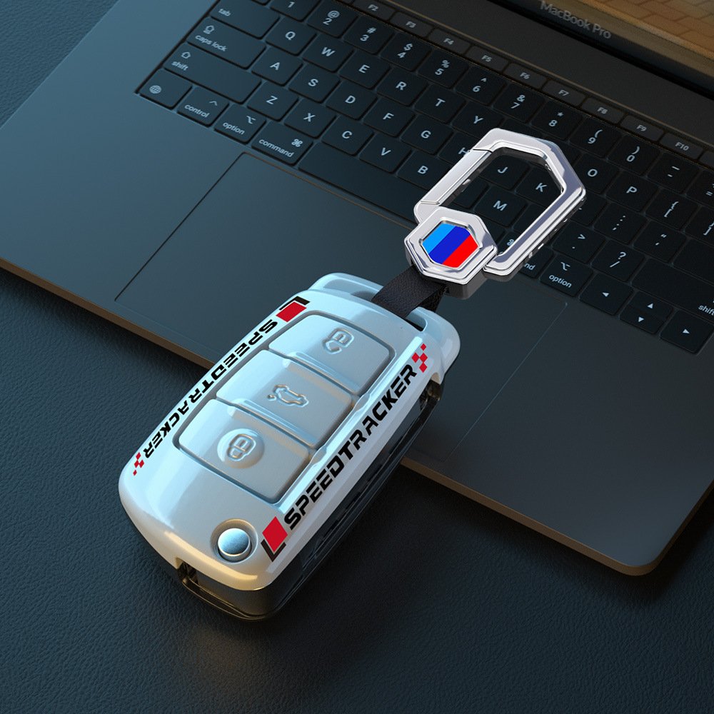 New Product Ideas Car Key Cover high quality remote control 3 Buton key case with belt keychain for AUDI A3A1Q3Q2L TT A6 Q7 Q5