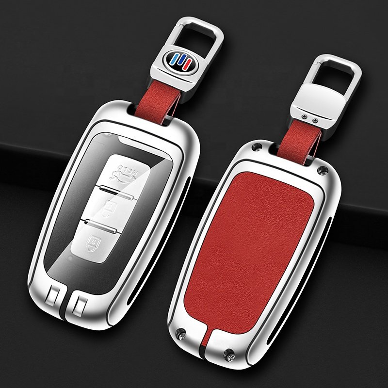 For Hyundai Metal Leather Car Key Case Cover Promotional Oem Low Price Car Case Key Cover