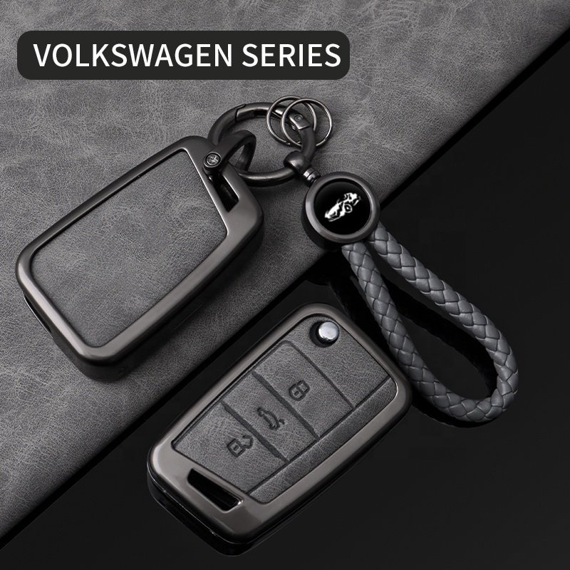 Metal Car Key Holder Case Metal For Car Keys Car Cover Key With long Keychain