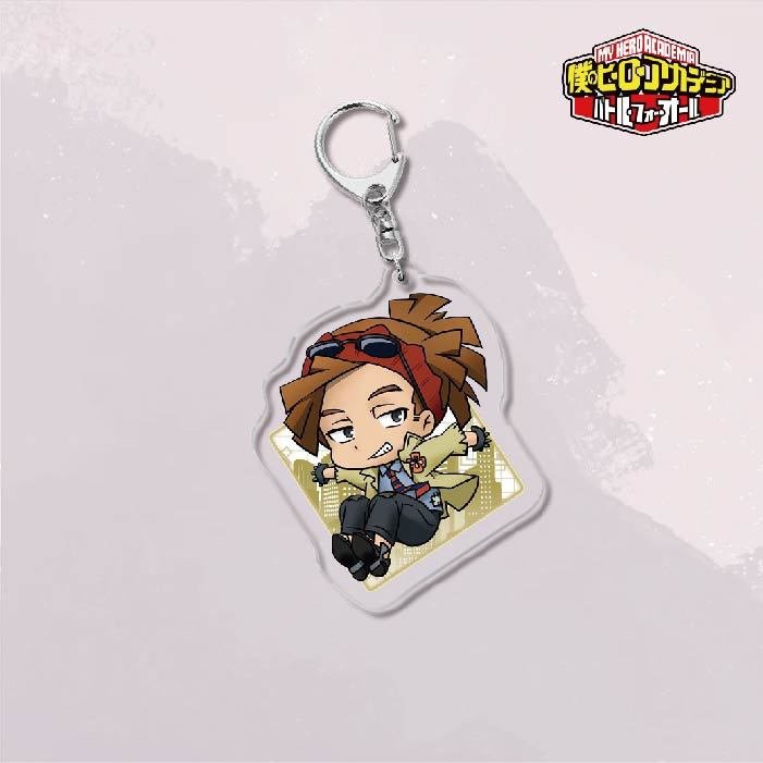 Anime My Hero Academia Key Chain Acrylic Double Sided Transparent Car keychains Ring Accessories For Fans Women Men Jewelry Gift