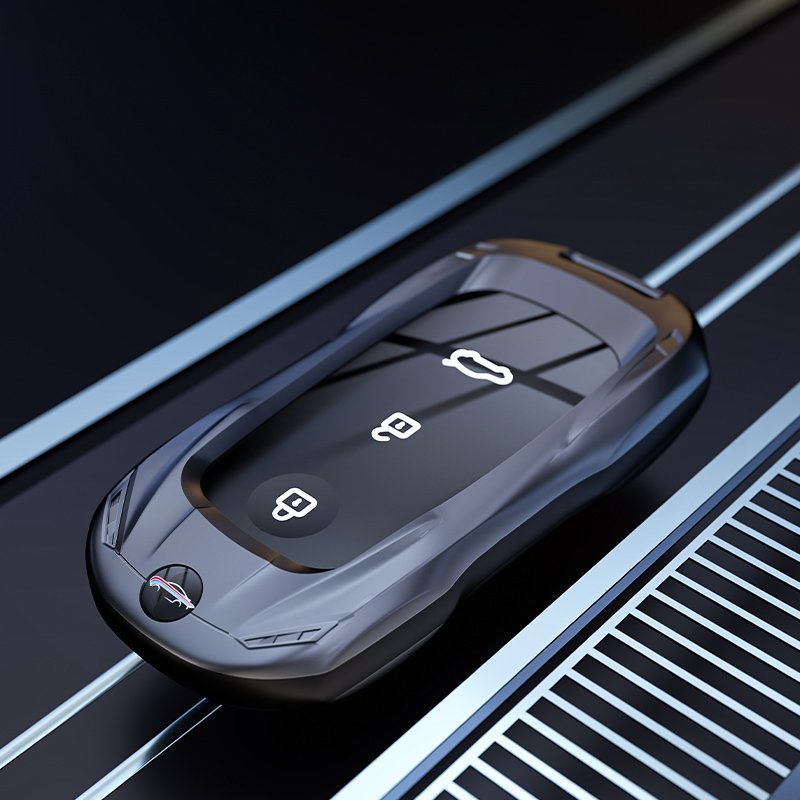Compatible For aito Series Car Key Case Cover ONE Metal Full Protection