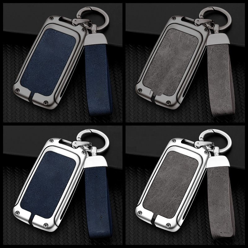 Wholesale Custom Zinc Alloy Leather Car Logo Key Case Cover For Mazda 3 Alexa Cx4 Cx5 Cx8 2019 2020 Remote Keychain Accessories