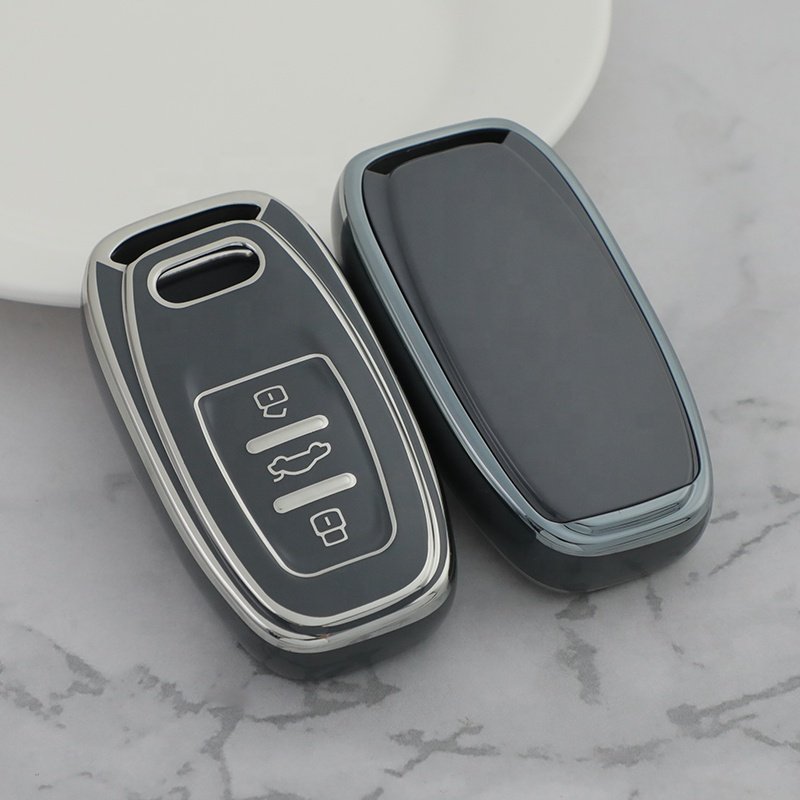 Factory New Soft TPU Car key protector cover For Audi A1 A3 A4 A5 A6 A7 A8 Q3 Q5 Q7 Q8 S5 S6 S7 RS6 RS7 TT Car Key Accessories