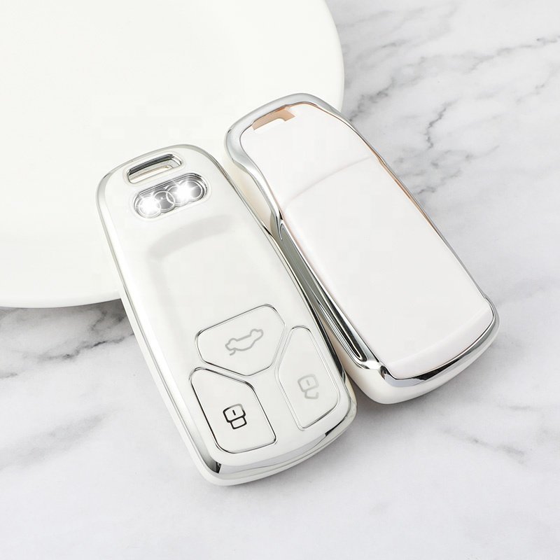 Factory New Soft TPU Car key protector cover For Audi A1 A3 A4 A5 A6 A7 A8 Q3 Q5 Q7 Q8 S5 S6 S7 RS6 RS7 TT Car Key Accessories