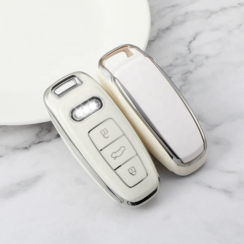 Factory New Soft TPU Car key protector cover For Audi A1 A3 A4 A5 A6 A7 A8 Q3 Q5 Q7 Q8 S5 S6 S7 RS6 RS7 TT Car Key Accessories